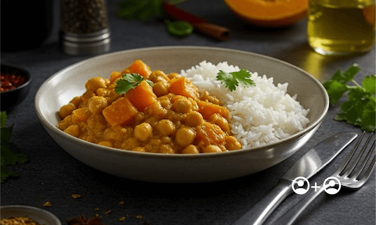 Butternut & Chickpea Curry (V) - 500g (b)