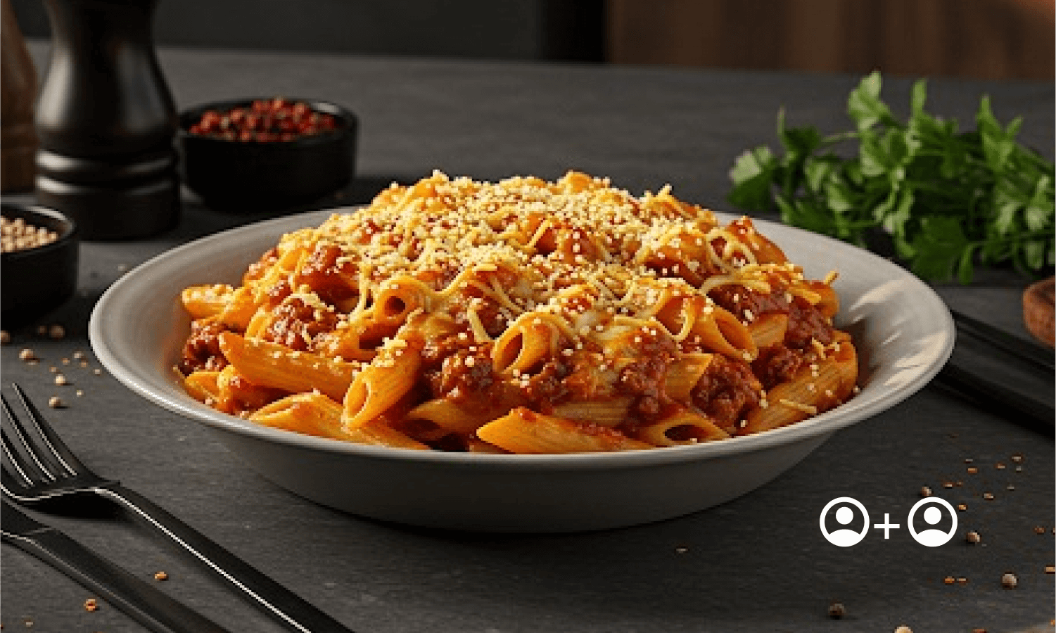 BBQ Chicken Pasta Bake - 500g (b)