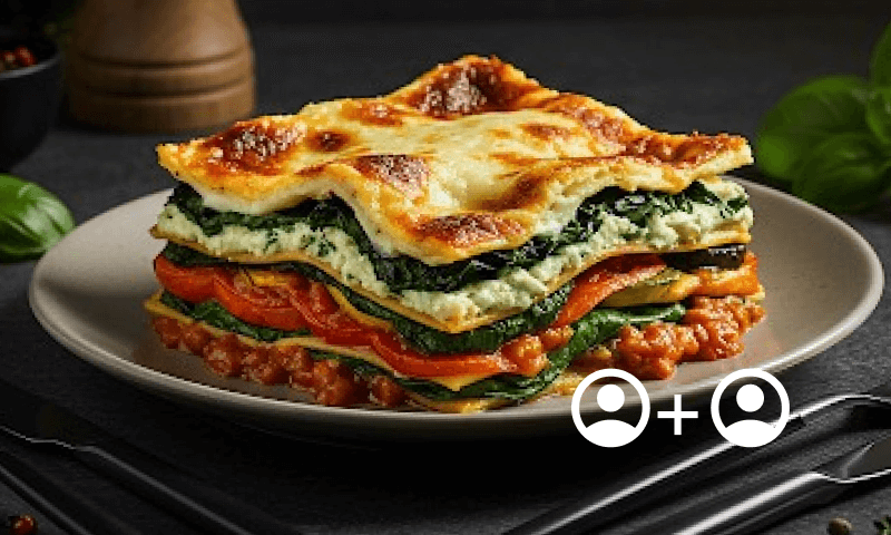 Vegetable Lasagna (V) - 500g (b)