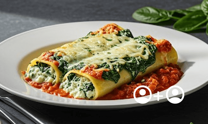 Spinach & Ricotta Cannelloni (v) 500g (b)