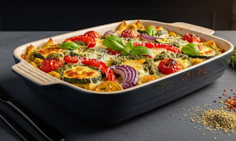 Roasted Mediterranean Veg Pesto Pasta Bake 330g (b)