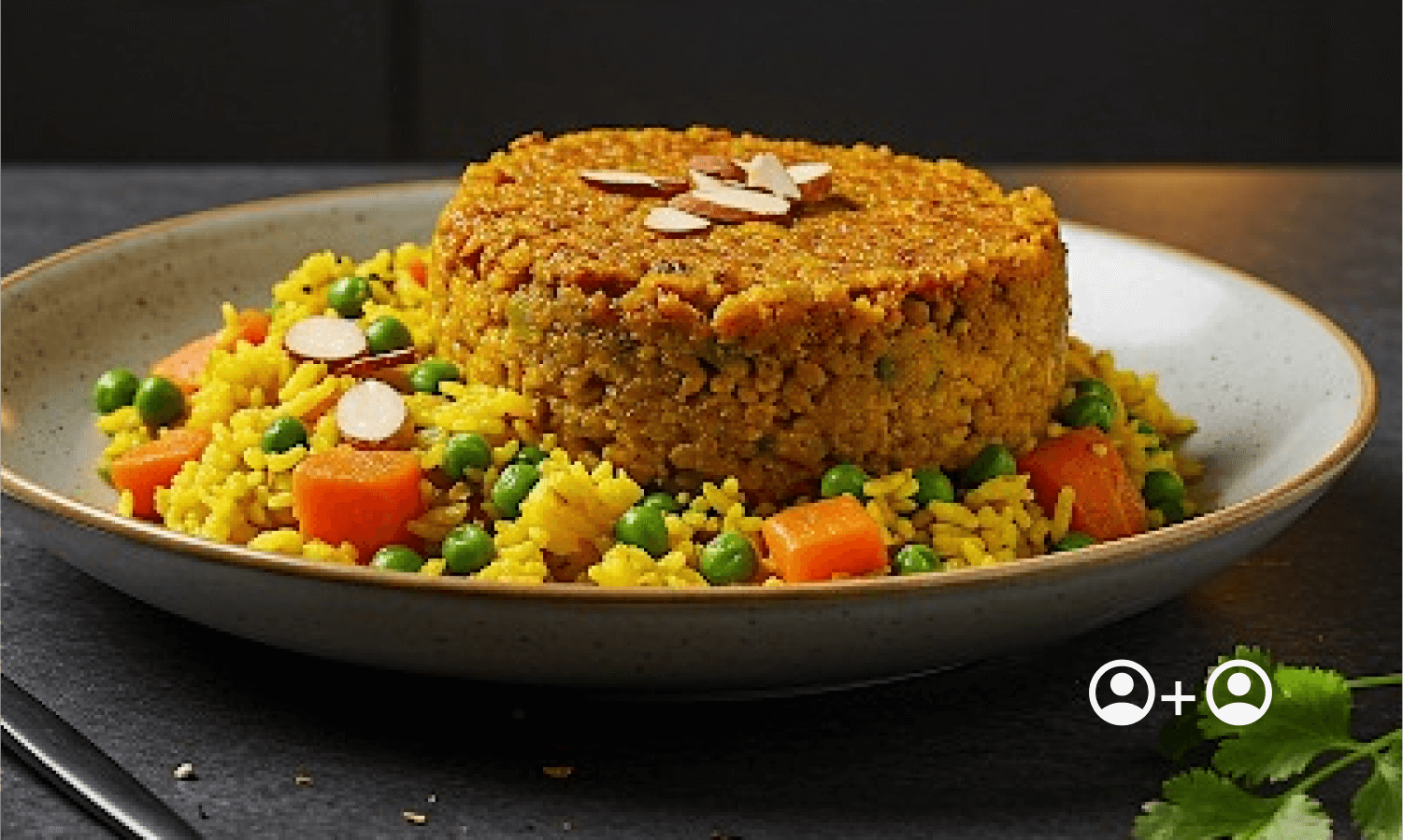 Lentil Boboti & Yellow Rice (v) - 500g (b)