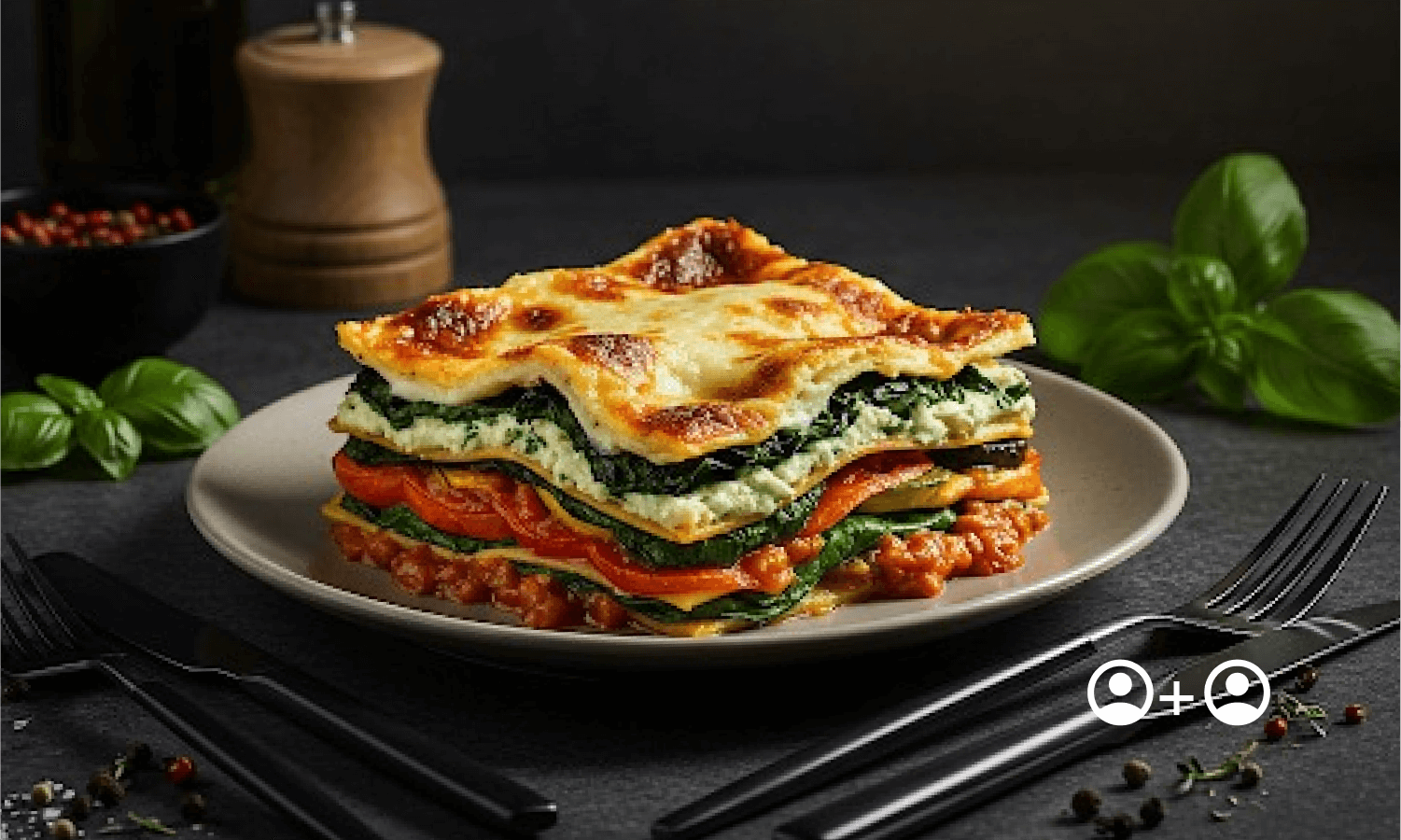 Vegetable Lasagna (V) - 500g (b)