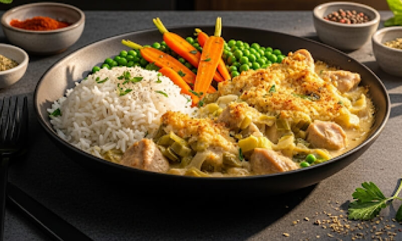 Creamy Chicken & Leek Casserole 330g (b)