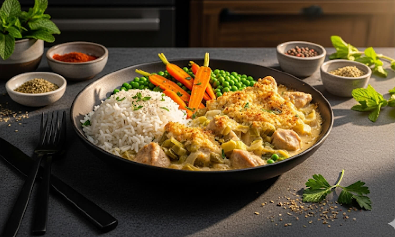 Creamy Chicken & Leek Casserole 330g (b)